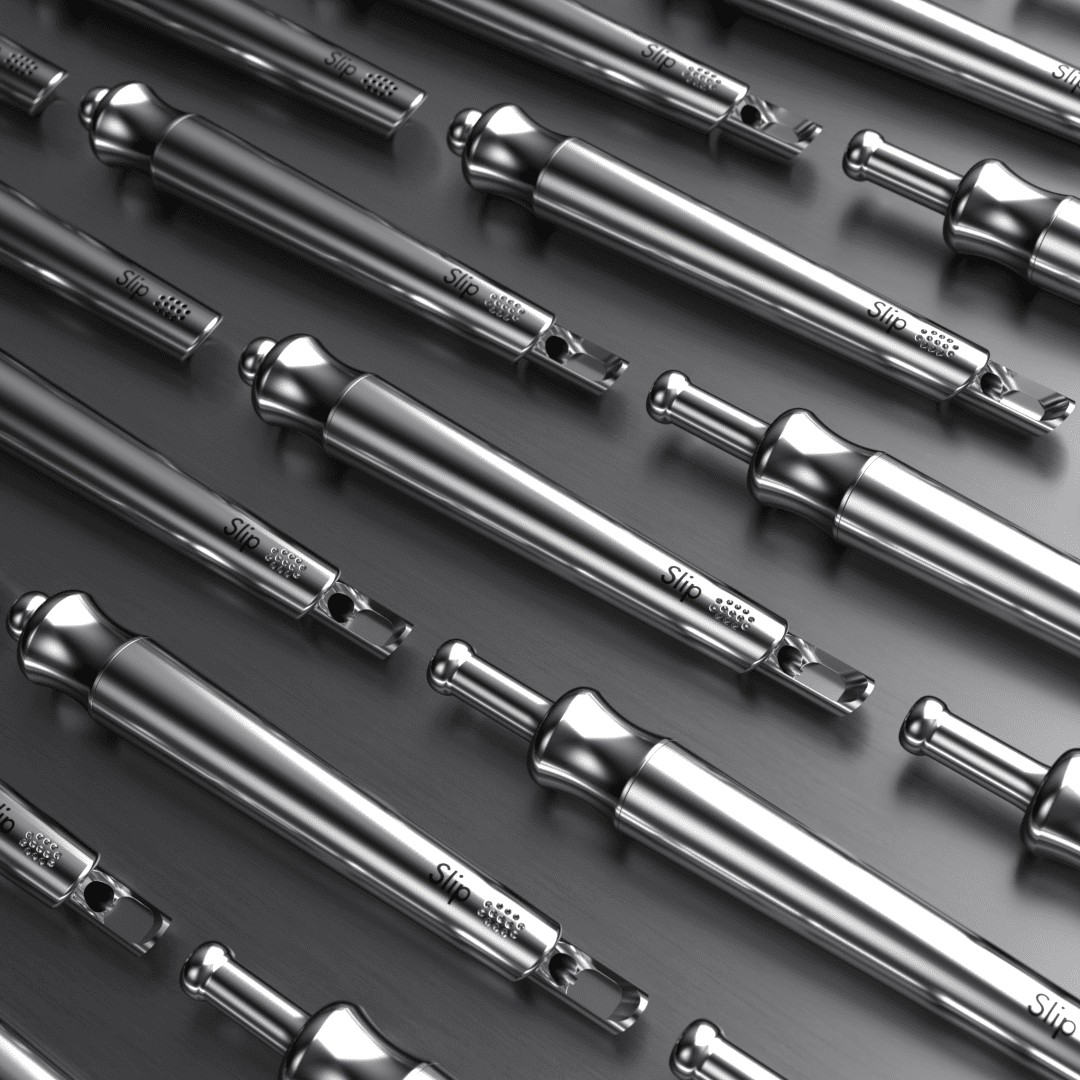 Silver Color Steel Slip Straw