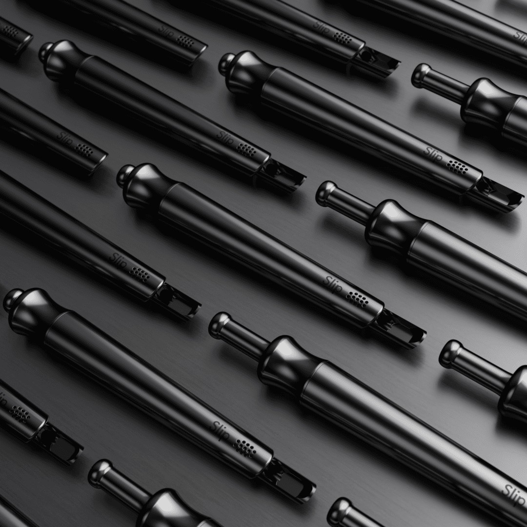 Black Color Steel Slip Straw