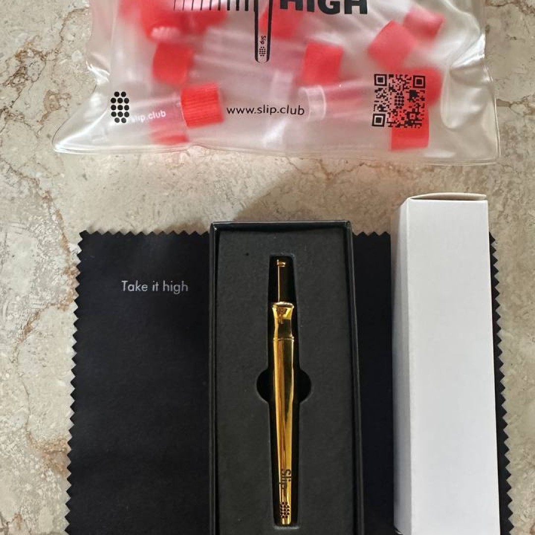 Gold Slip + Brown Pouch + Slip Vials