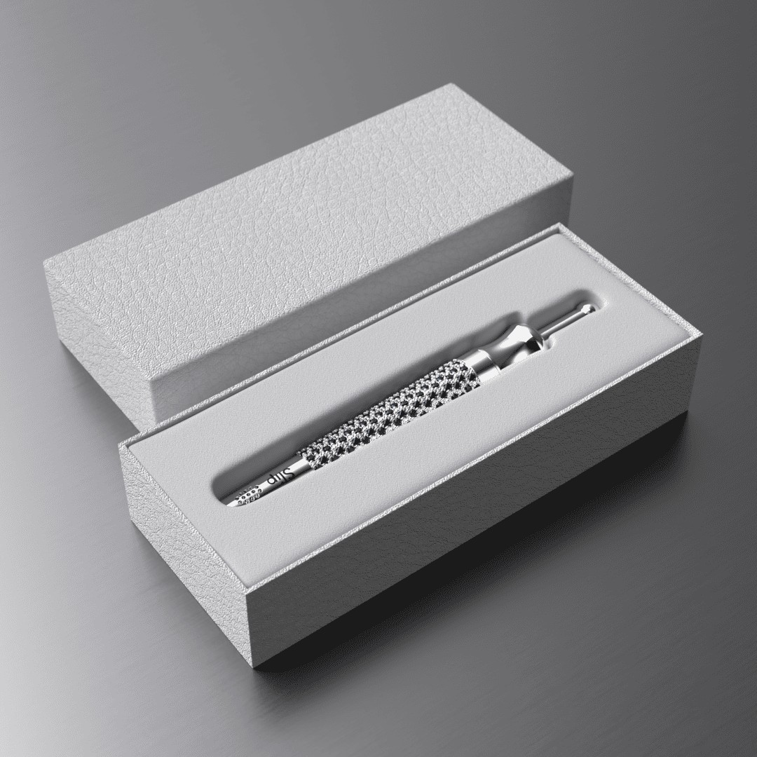 9k White Gold Slip with Diamonds