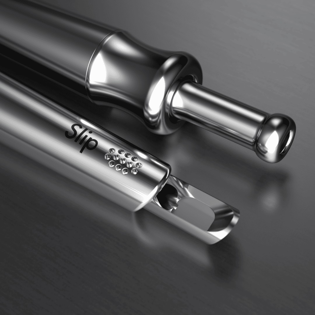 Silver Color Steel Slip Straw