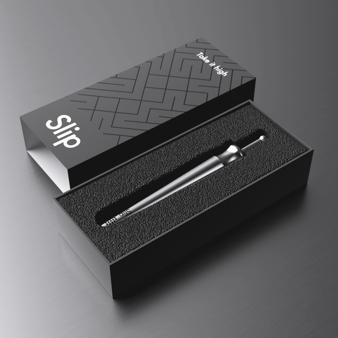 Silver Color Steel Slip Straw