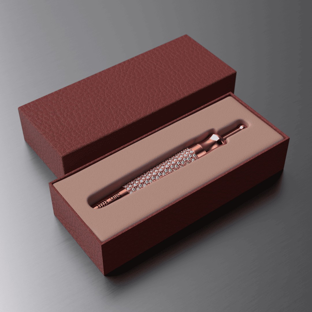 9k Rose Gold Slip with Diamonds